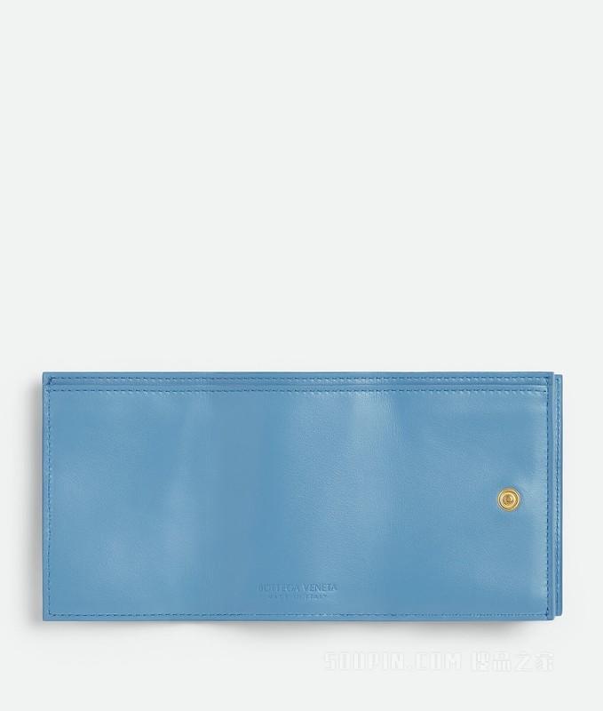 Intrecciato编织小号三折钱包