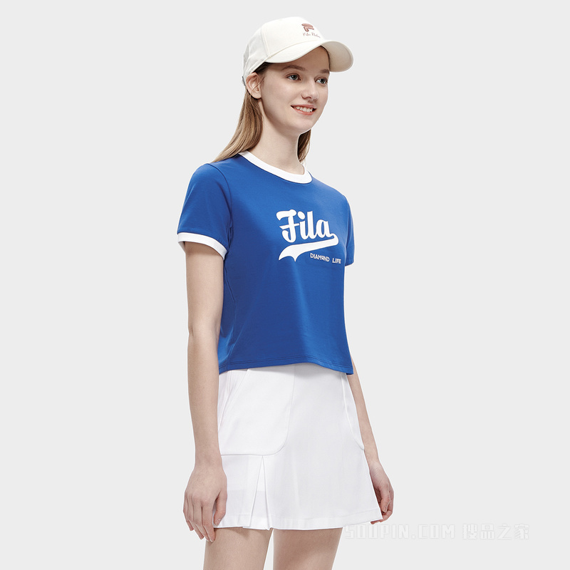 女子潮流时尚基础短袖T裇