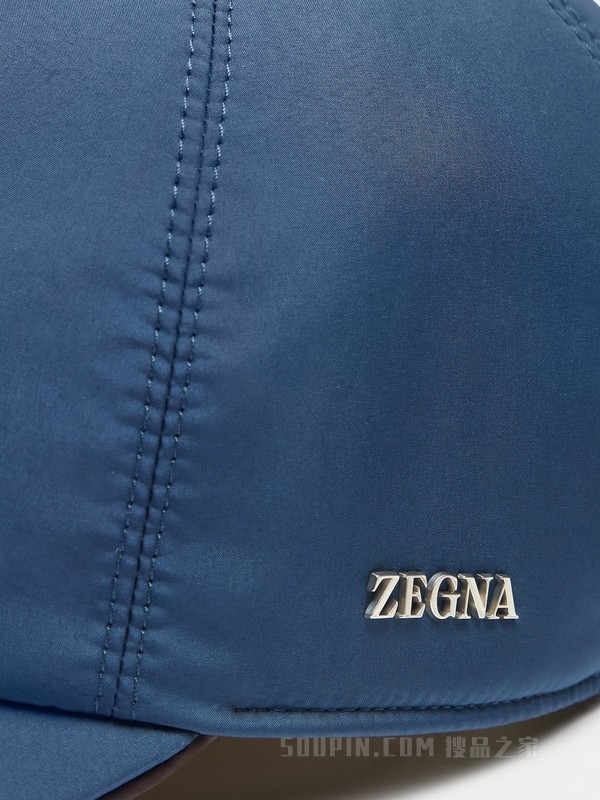 蓝绿色高科技面料棒球帽