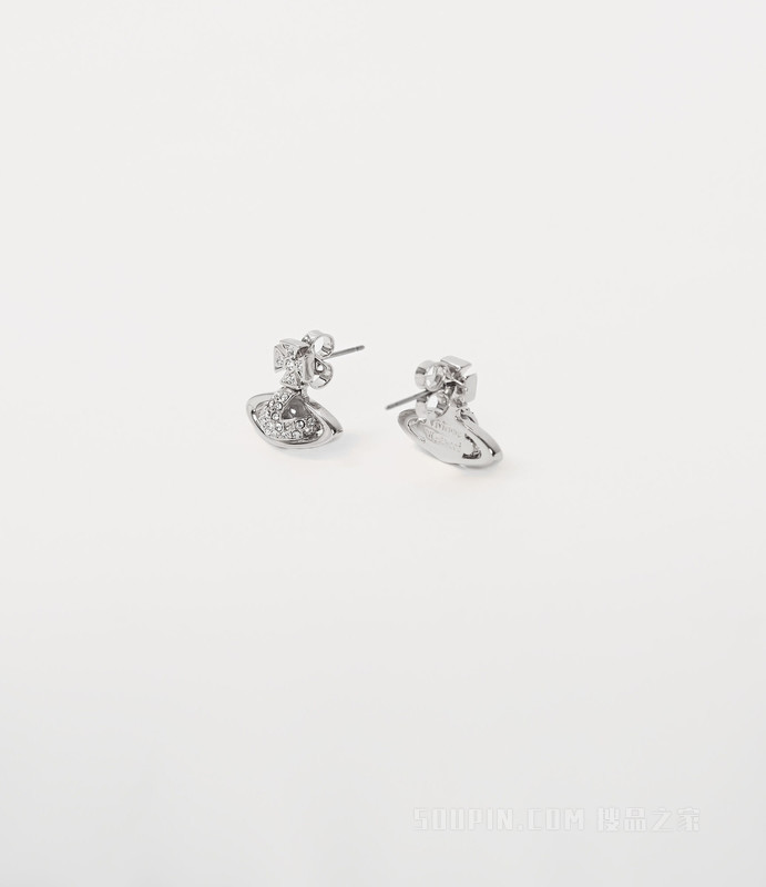 Sorada Bas Earrings Silver Tone