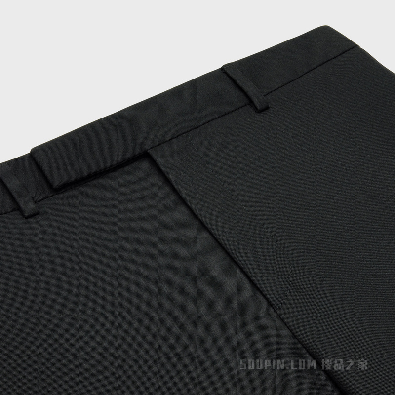 经典粒纹面料礼服长裤 24660