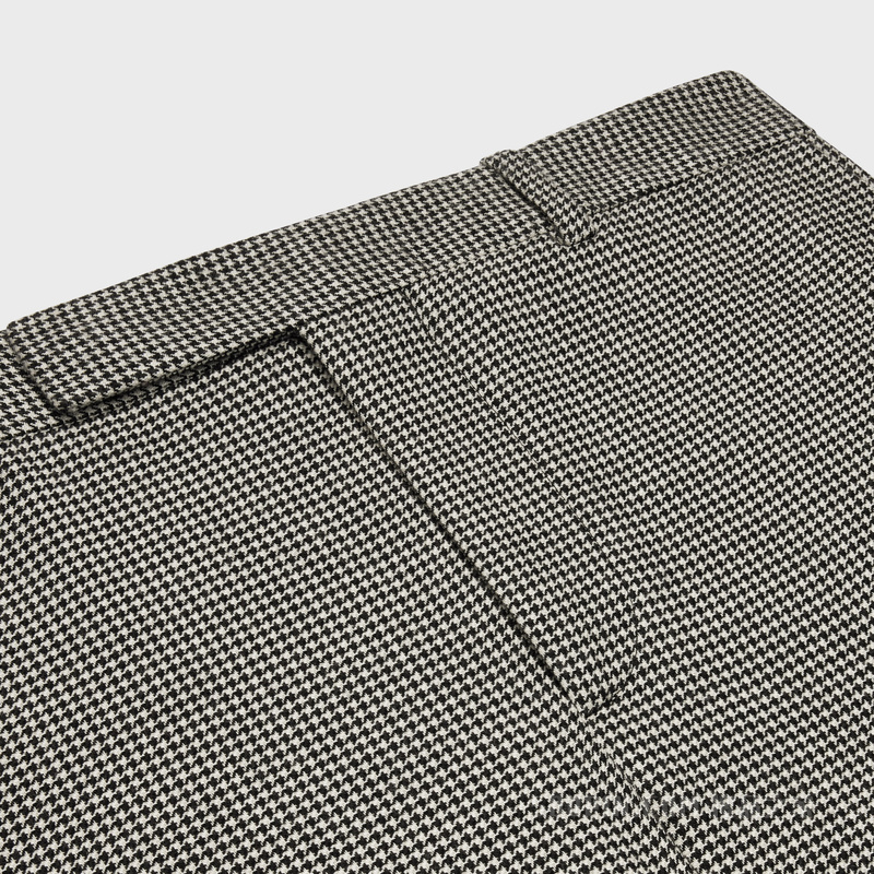 羊毛山羊绒混纺喇叭裤 24921