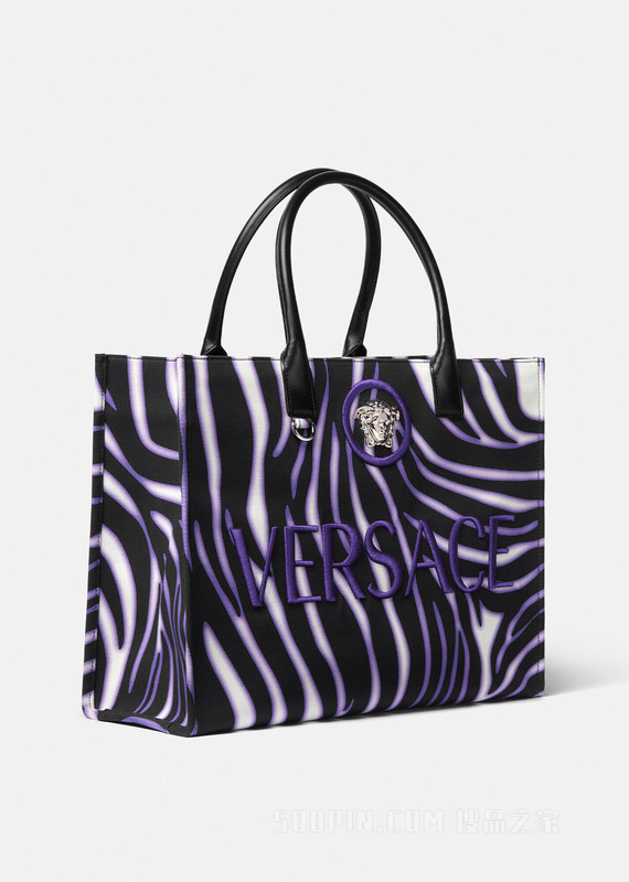 Zebra帆布托特包