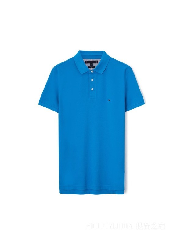 23新款春夏男装休闲简约绣标透气翻领修身短袖POLO衫32347