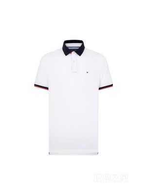 23新款春夏男装纯棉小绣标红白撞色翻领短袖POLO衫78D4758