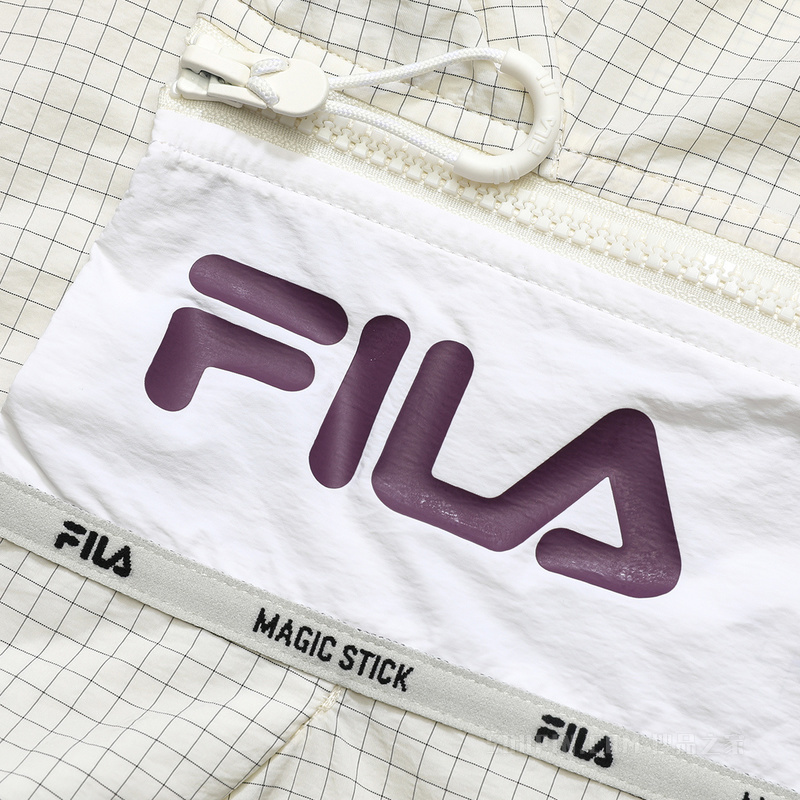FILA X MAGIC STICK女子时尚休闲撞色拼接立领梭织外套