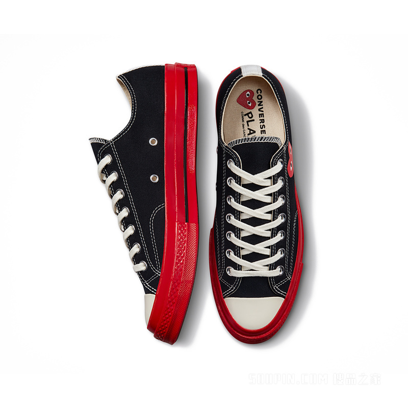 【男女同款】Chuck 70 CDG 中性 黑色