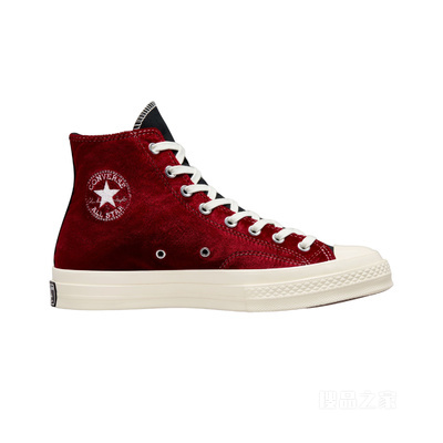 【男女同款】Beyond Retro Velvet X Chuck 70休闲鞋 中性 黑色
