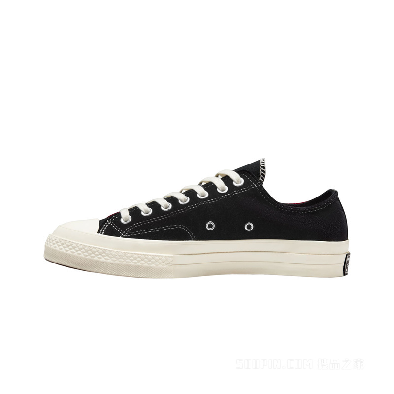 【男女同款】Beyond Retro Velvet X Chuck 70休闲鞋 中性 黑色