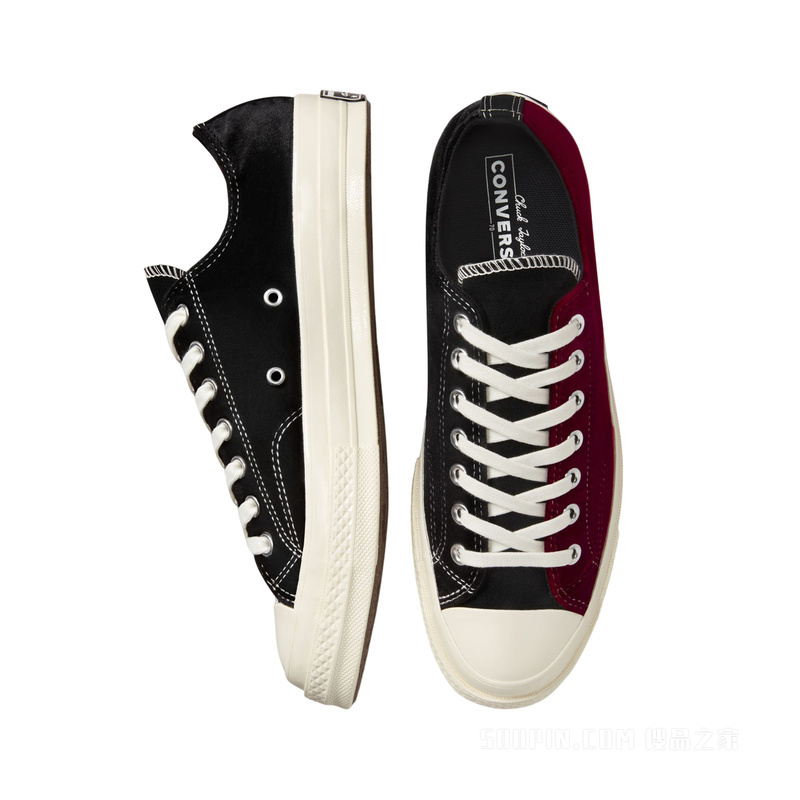 【男女同款】Beyond Retro Velvet X Chuck 70休闲鞋 中性 黑色