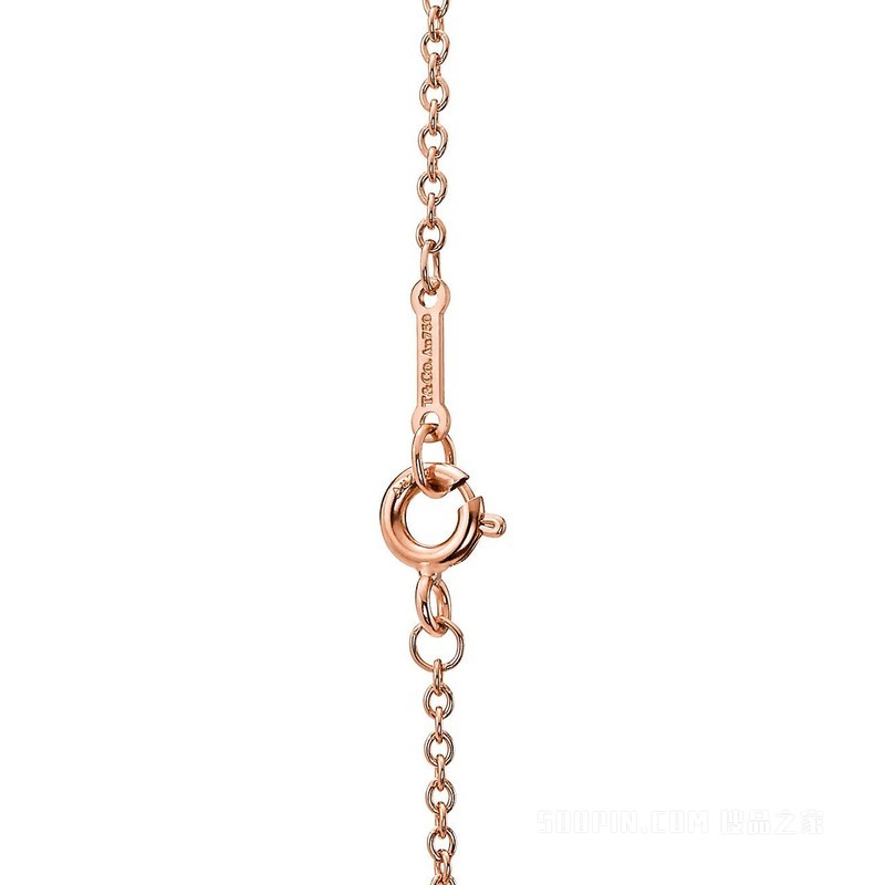 Paloma Picasso® 系列 18K 玫瑰金 Olive Leaf 藤蔓手链，大号。