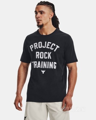 男士Project Rock强森训练短袖T恤