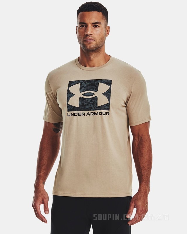 男士UA ABC Camo Boxed Logo短袖T恤