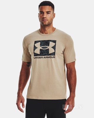男士UA ABC Camo Boxed Logo短袖T恤