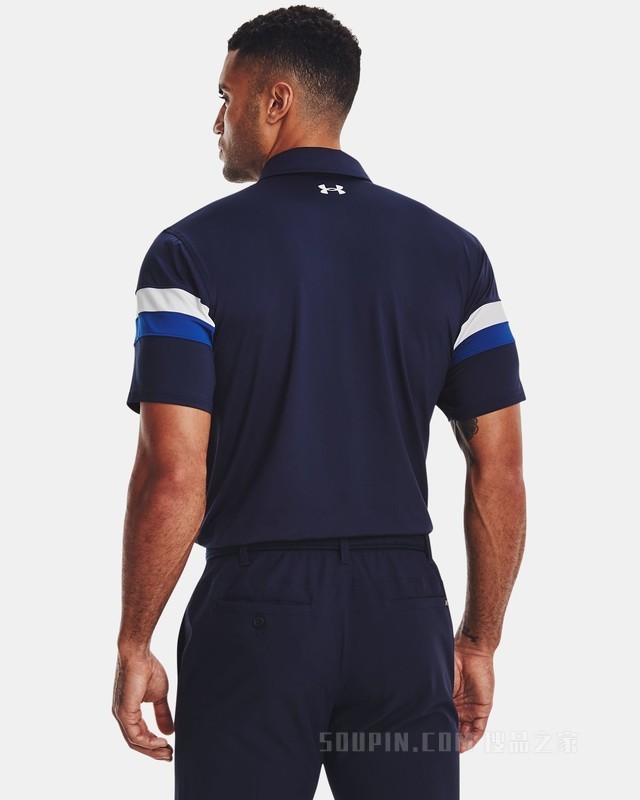 男士UA Tee To Green拼色Polo衫