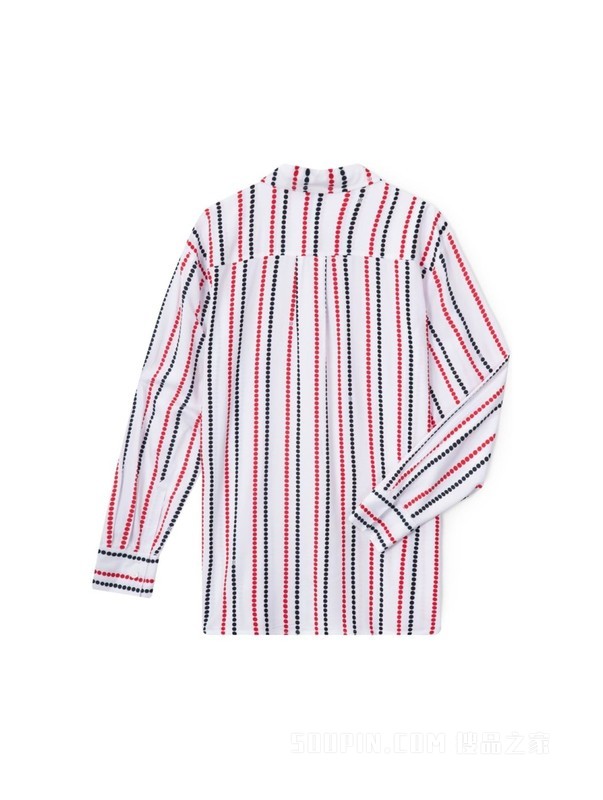 【Adaptive系列】23新款春季女装波点线条宽松衬衫76J4077