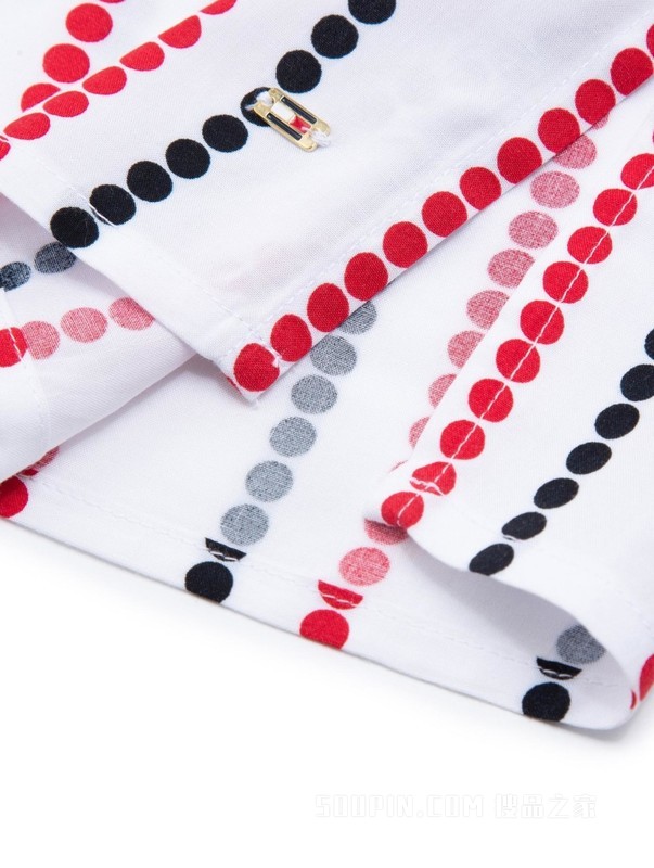 【Adaptive系列】23新款春季女装波点线条宽松衬衫76J4077