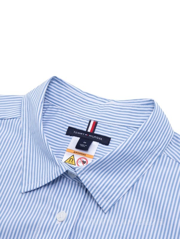 【Adaptive系列】23新款春夏女装纯棉系带印花衬衫裙76J4041