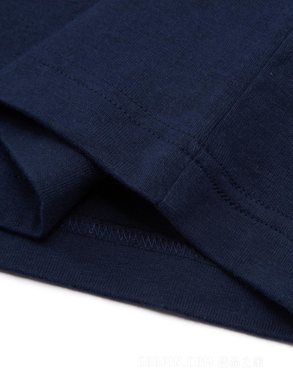 23新款春夏女装纯棉潮流徽章印花圆领宽松连衣裙DW0DW15568