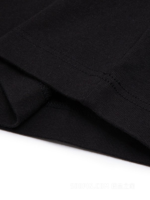 23新款春夏女装纯棉潮流印花宽松撞色圆领连衣裙DW0DW15569