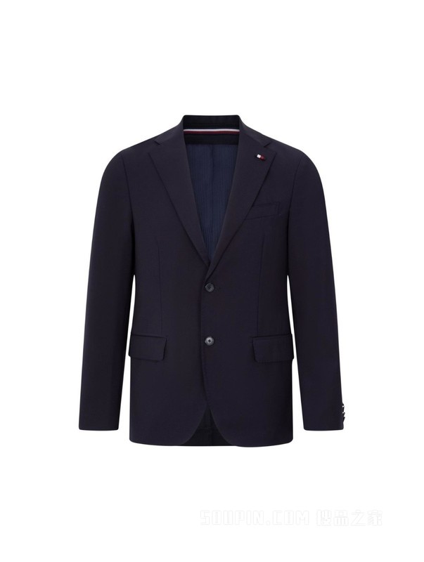 23新款早春男装羊毛混纺商务休闲修身西服外套THG5959424
