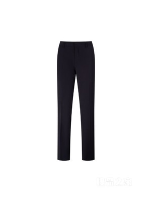 23新款早春男装羊毛混纺一字袋暗襟修身西装裤THG7527424