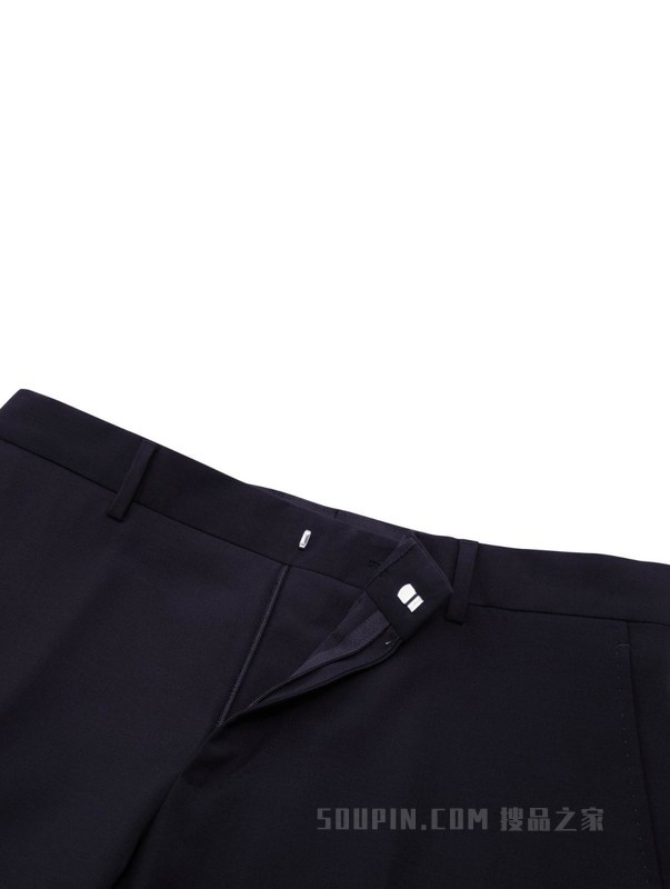23新款早春男装羊毛混纺一字袋暗襟修身西装裤THG7527424