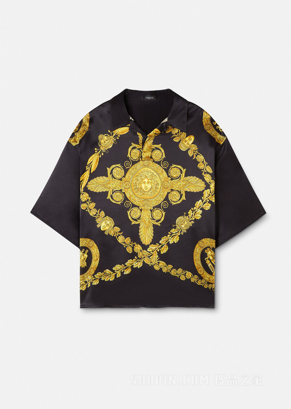 Maschera Baroque缎面Polo衫