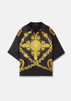 Maschera Baroque缎面Polo衫