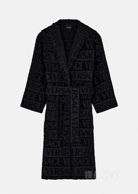 Versace Allover浴袍