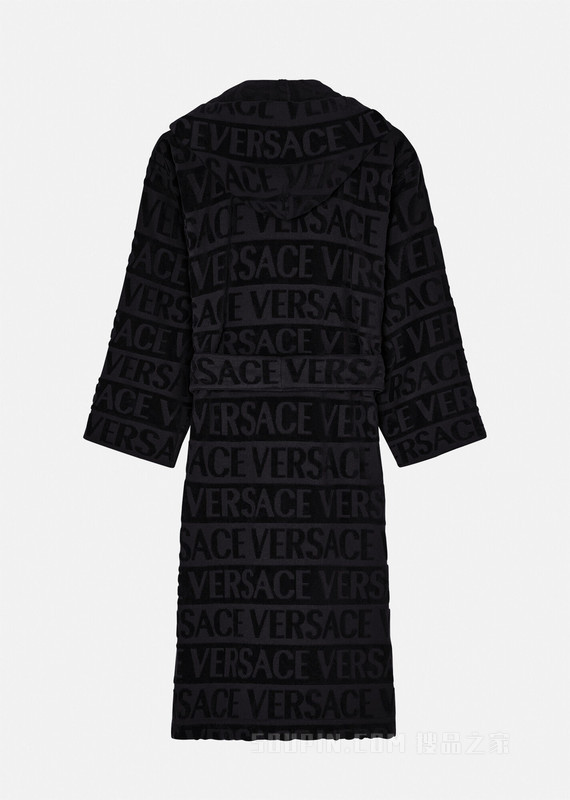 Versace Allover浴袍