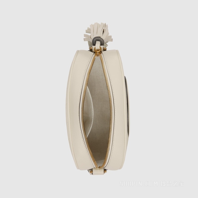 Gucci Blondie系列小号肩背包 白色皮革