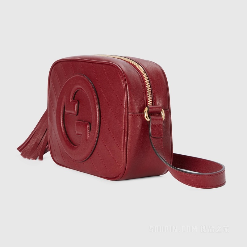 Gucci Blondie系列小号肩背包 红色皮革