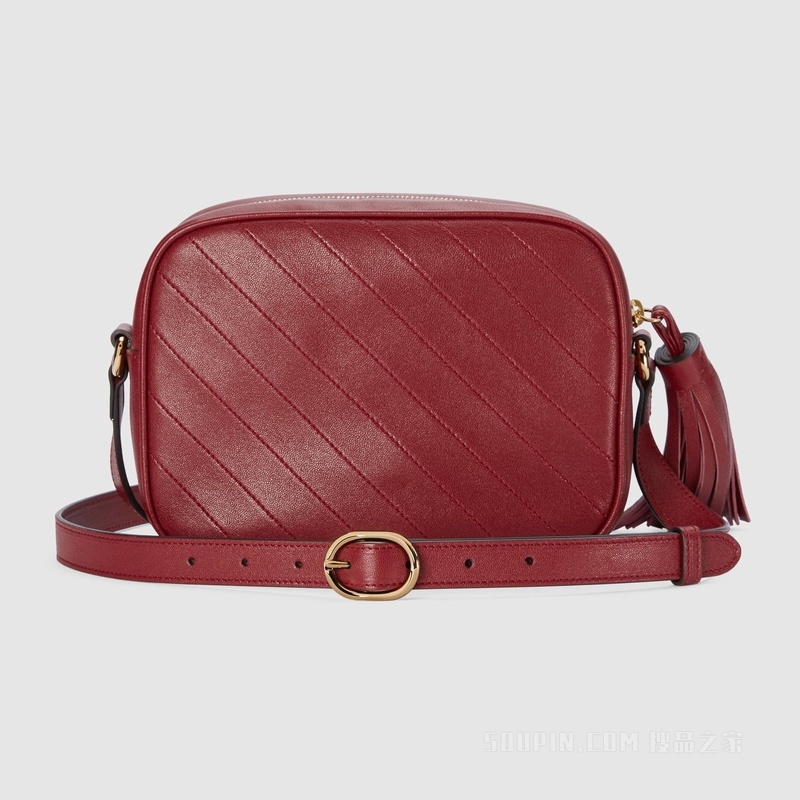 Gucci Blondie系列小号肩背包 红色皮革