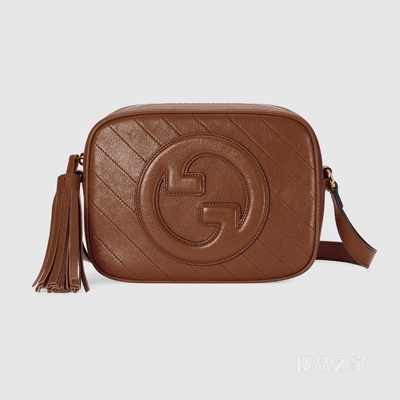 Gucci Blondie系列小号肩背包 原色皮革