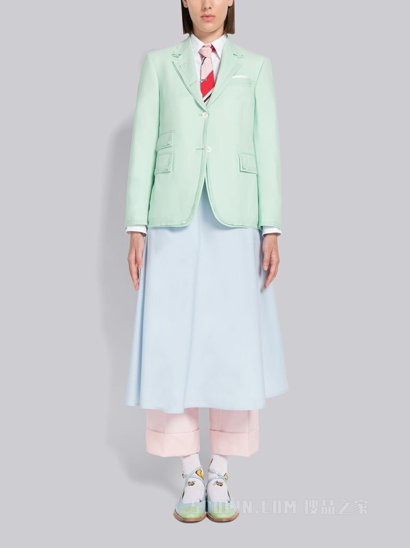 女士匹染平纹织 A 型半裙