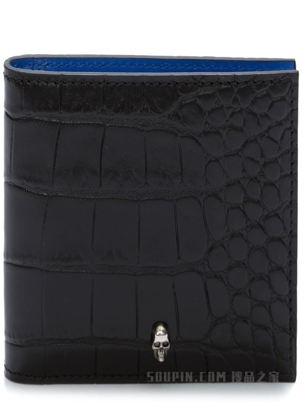 Croc embossed wallet