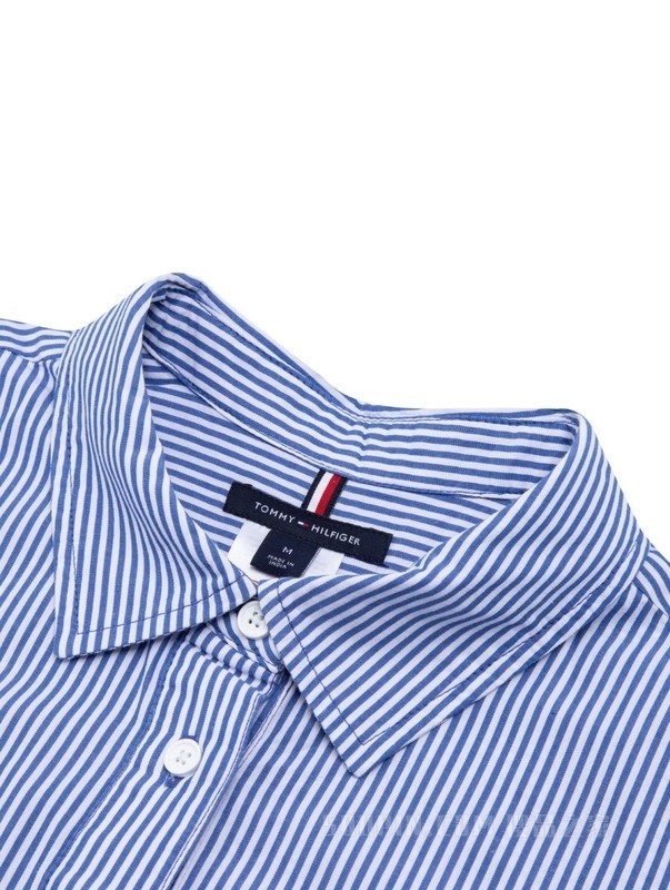 【Adaptive系列】23新款春夏女装绣花拼接衬衫连衣裙76J4047