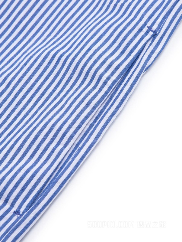 【Adaptive系列】23新款春夏女装绣花拼接衬衫连衣裙76J4047