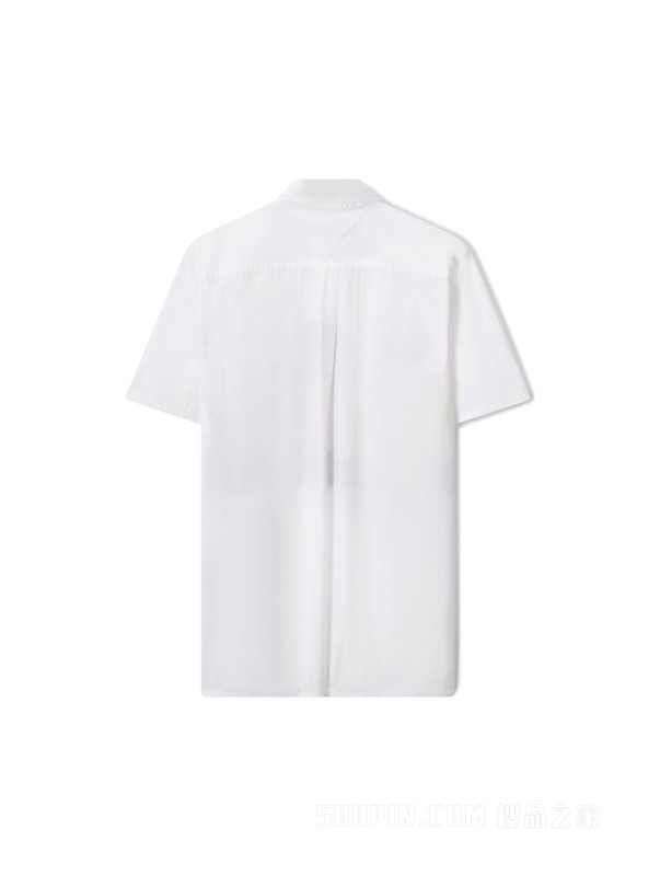 魔力方23新款春夏男装纯棉府绸拼色印花短袖衬衫MW0MW30628