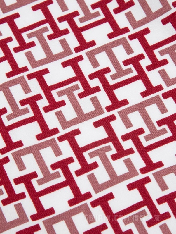 魔力方23新款春夏男装纯棉府绸拼色印花短袖衬衫MW0MW30628