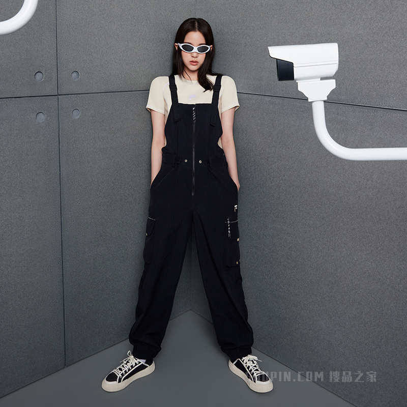 欧阳娜娜同款女子潮流运动修身短袖T裇
