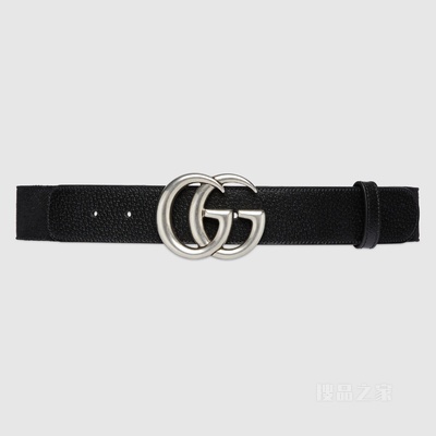 GG Marmont系列GG腰带 黑色帆布