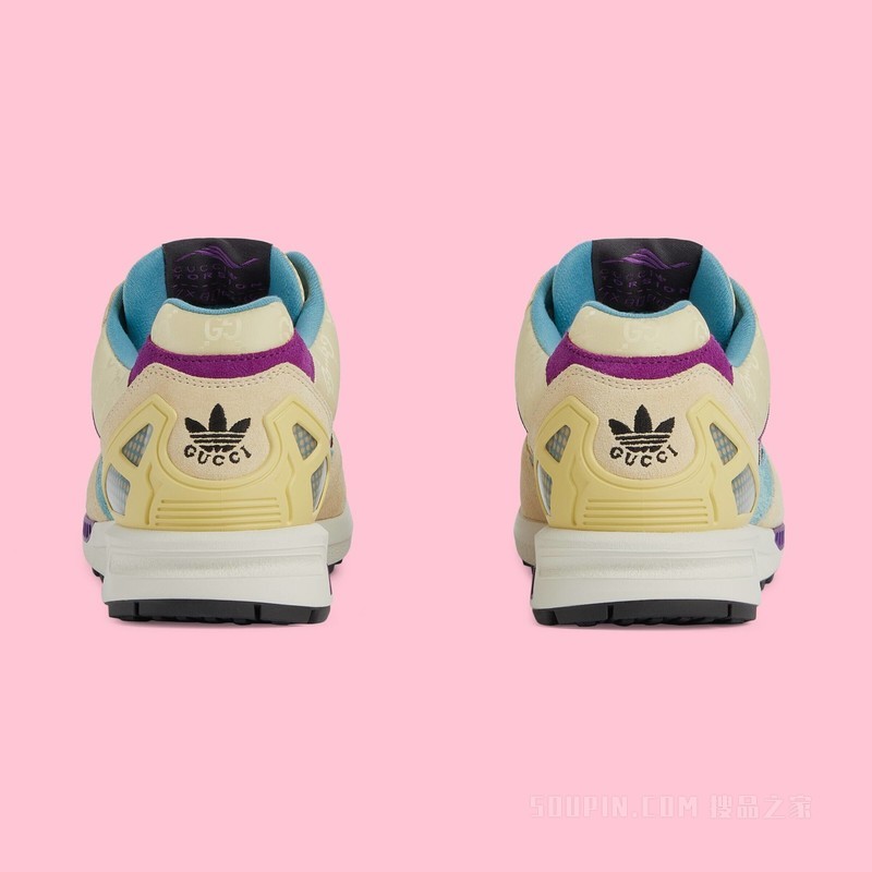 adidas x Gucci联名系列女士ZX8000运动鞋 米色GG帆布