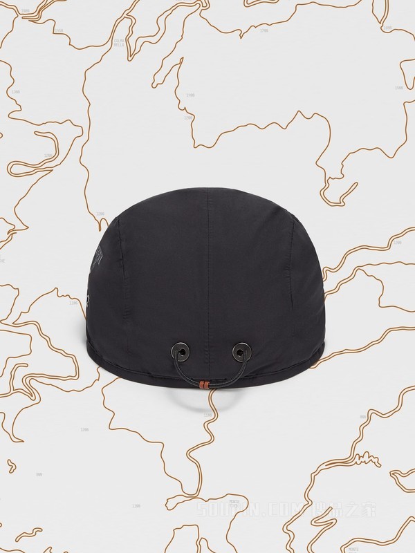 杰尼亚 X norda™ 黑色高科技面料防水棒球帽