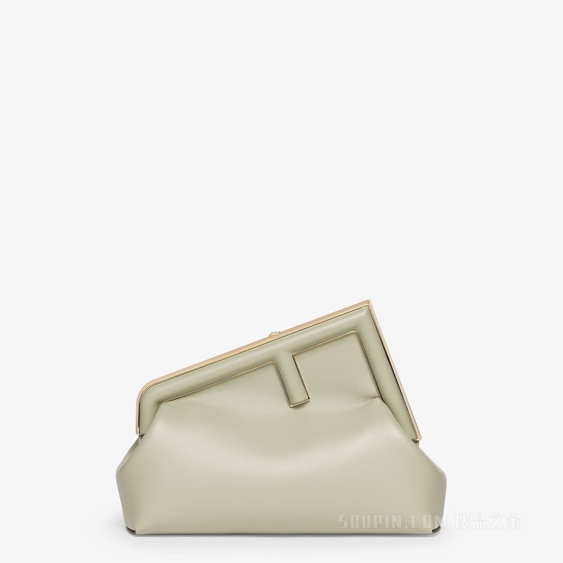 Fendi First Midi手袋 浅绿色皮革手袋