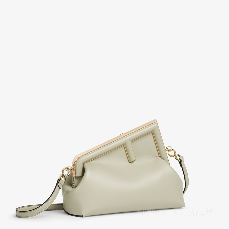 Fendi First Midi手袋 浅绿色皮革手袋