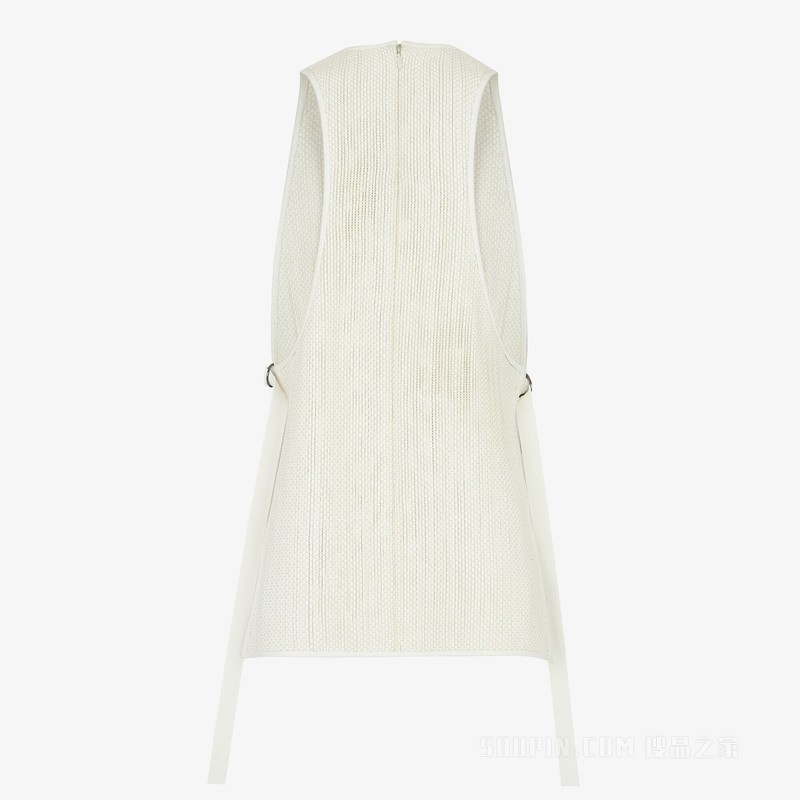 上衣 白色梭织皮革上衣