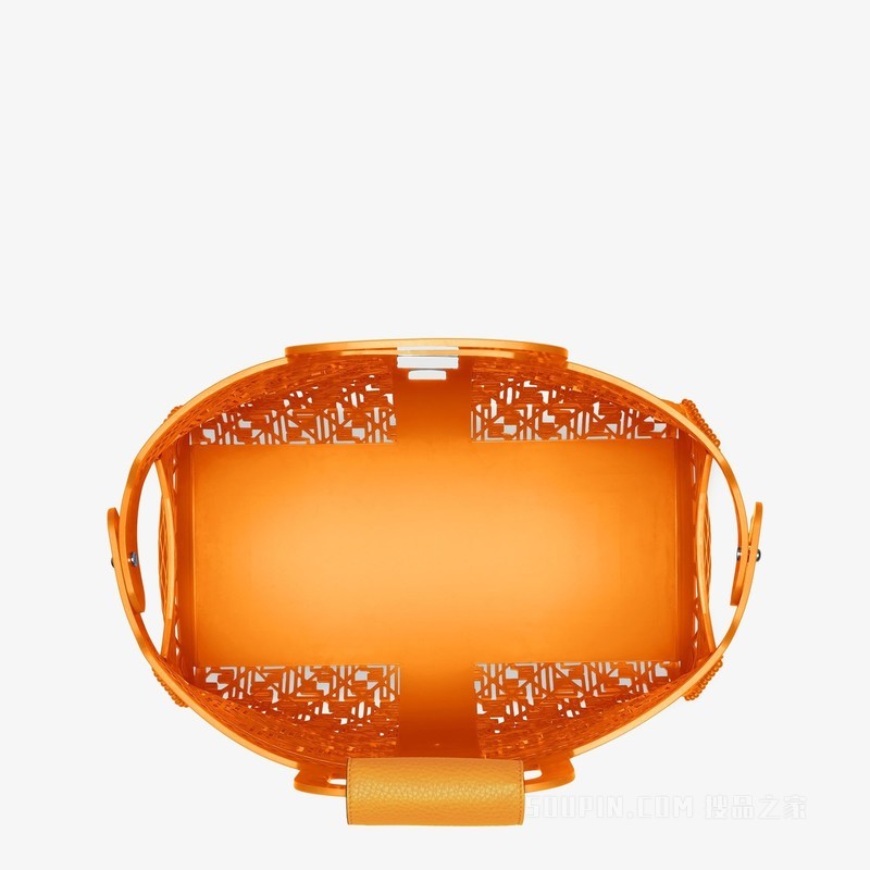 Basket Forty8 橙色再生塑料手袋