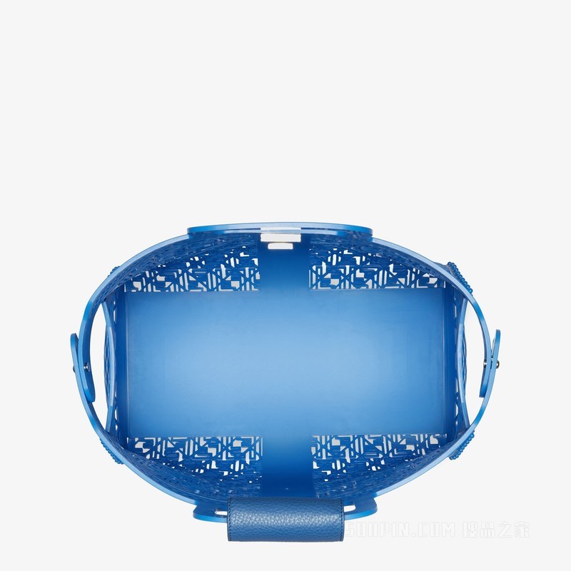 Basket Forty8 蓝色再生塑料手袋